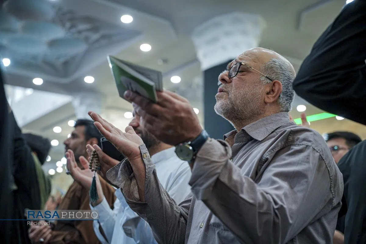 مراسم پر فیض دعای عرفه در مسجد مقدس جمکران