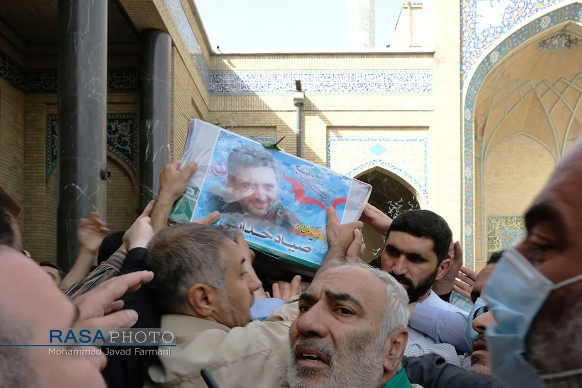 تشییع پیکر پاک شهید صیاد خدایی در تهران