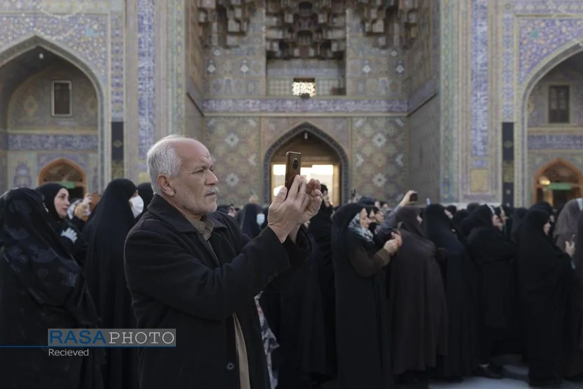 عزاداری روز شهادت حضرت امام موسی بن جعفر (علیه&zwnj;السلام) در حرم مطهر رضوی