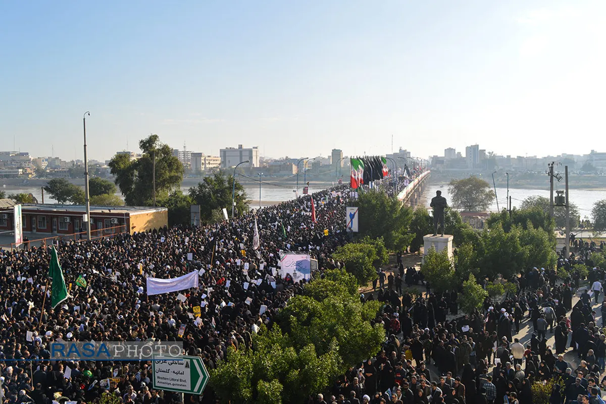 تشییع پیکر مطهر سردار سپهبد شهید حاج قاسم سلیمانی در اهواز