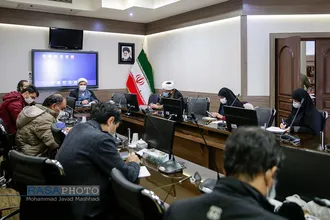 نشست خبری معاون پژوهش حوزه علمیه خراسان&lrm;