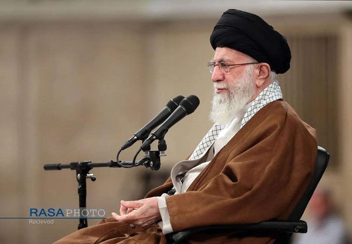 دیدار جمعی از خانواده&zwnj;های اعضای سپاه پاسدران با رهبر انقلاب اسلامی