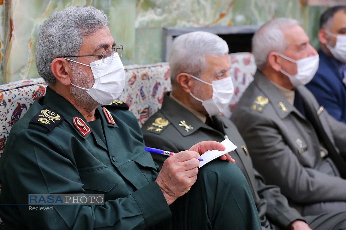 دیدار جمعی از فرماندهان ارشد نیرو&zwnj;های مسلح با فرمانده کل قوا