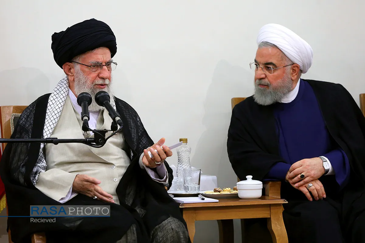 دیدار رئیس&zwnj;جمهور و اعضای هیئت دولت مقام معظم رهبری