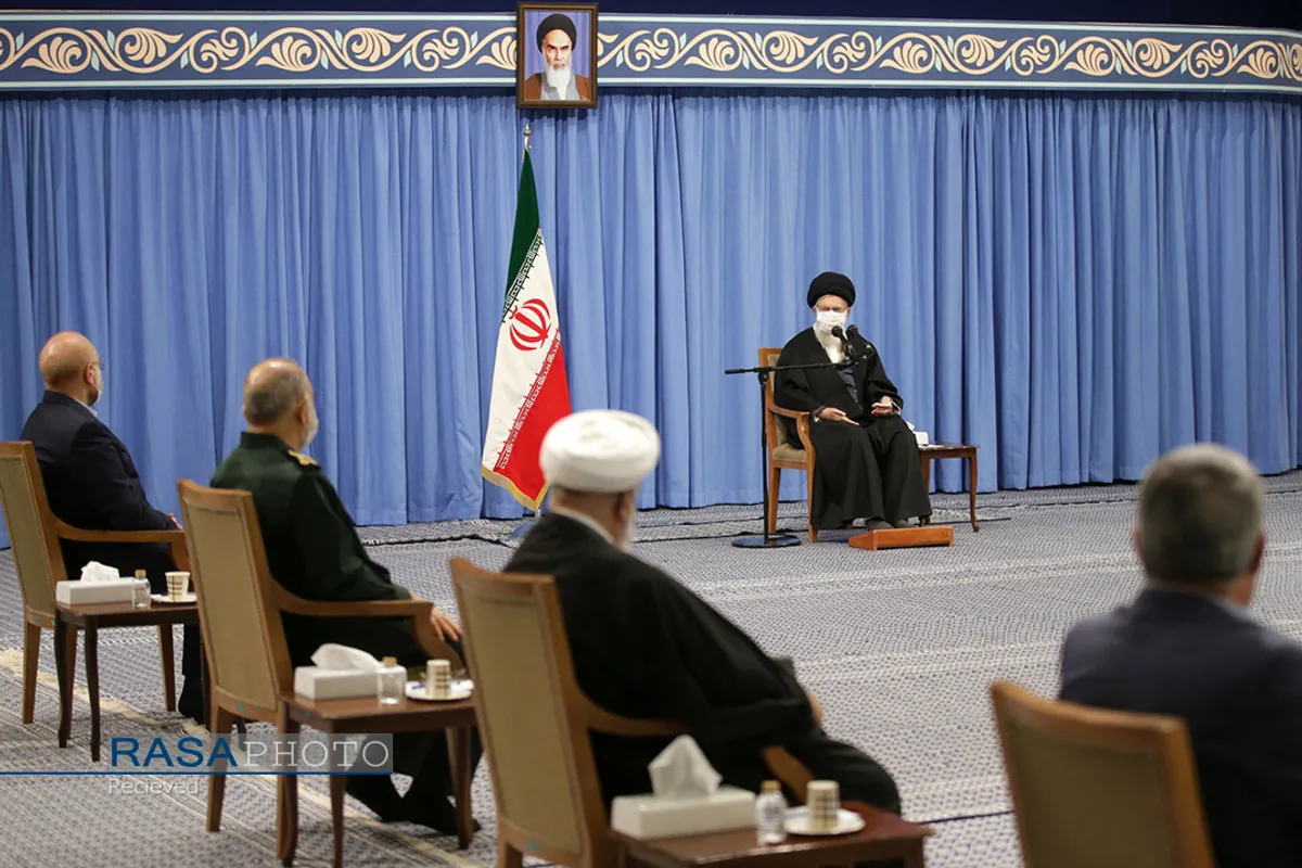 دیدار دست&zwnj;اندرکاران مراسم سالگرد شهادت حاج قاسم سلیمانی با رهبر انقلاب