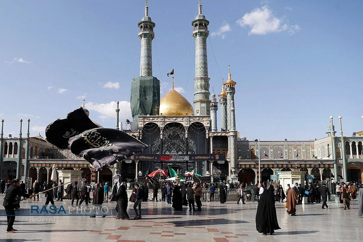 حرم کریمه اهلبیت (س) در روز شهادت حضرت زهرا (سلام&zwnj;الله&zwnj;علیها)