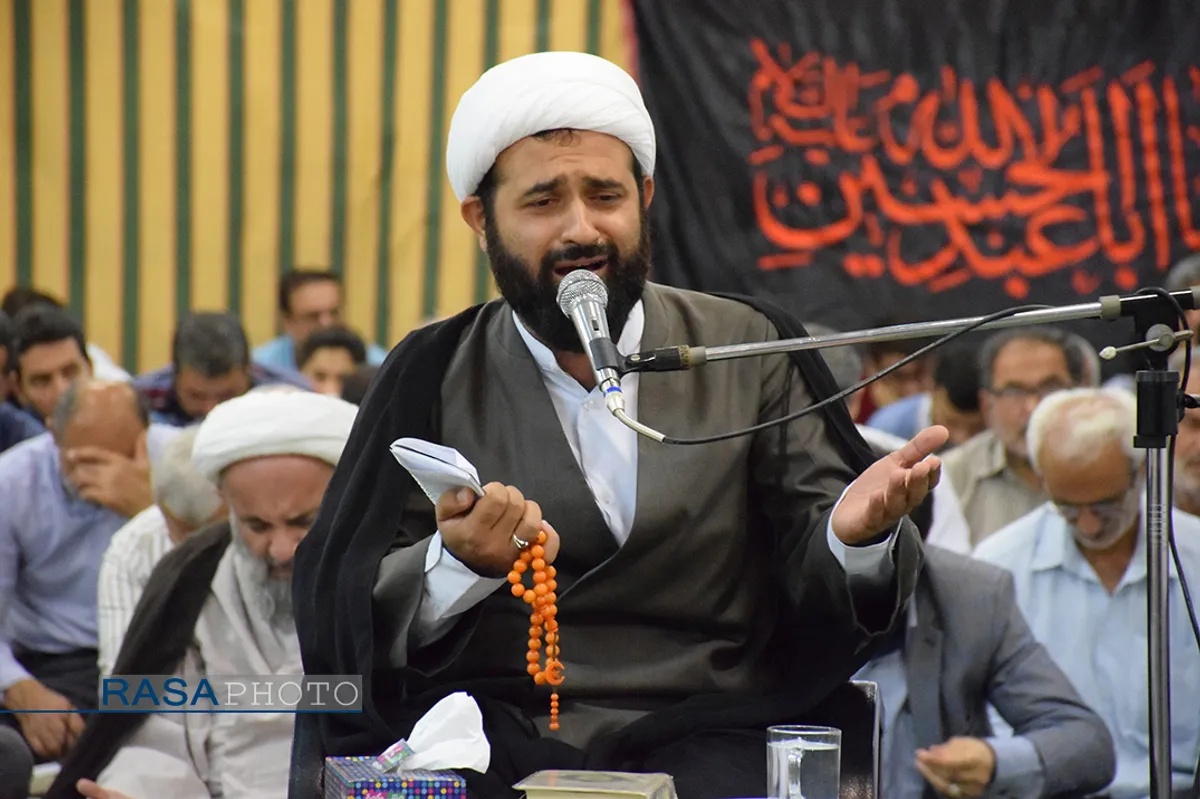 مراسم دعای عرفه در مدرسه علمیه خاتم الانبیاء بابل