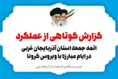 گزارشی از عملکرد ائمه جمعه آذربایجان غربی در مبارزه با ویروس کرونا