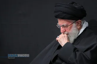 مراسم عزاداری شام شهادت حضرت فاطمه&zwnj;زهرا (سلام&zwnj;الله&zwnj;علیها) با حضور رهبر انقلاب