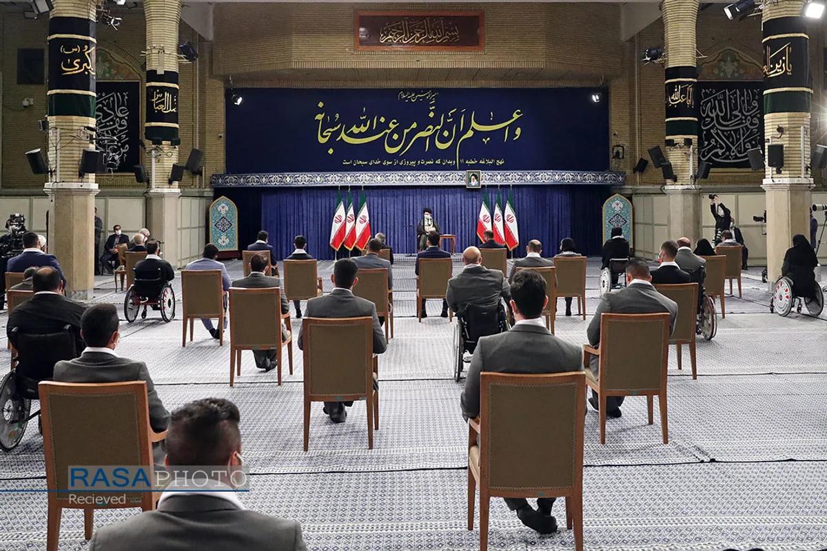 دیدار قهرمانان المپیک و پارالمپیک ایران با رهبر انقلاب