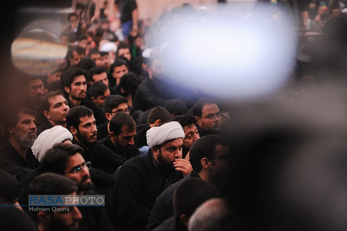 مراسم عزاداری هیئت کف العباس (ع) قم