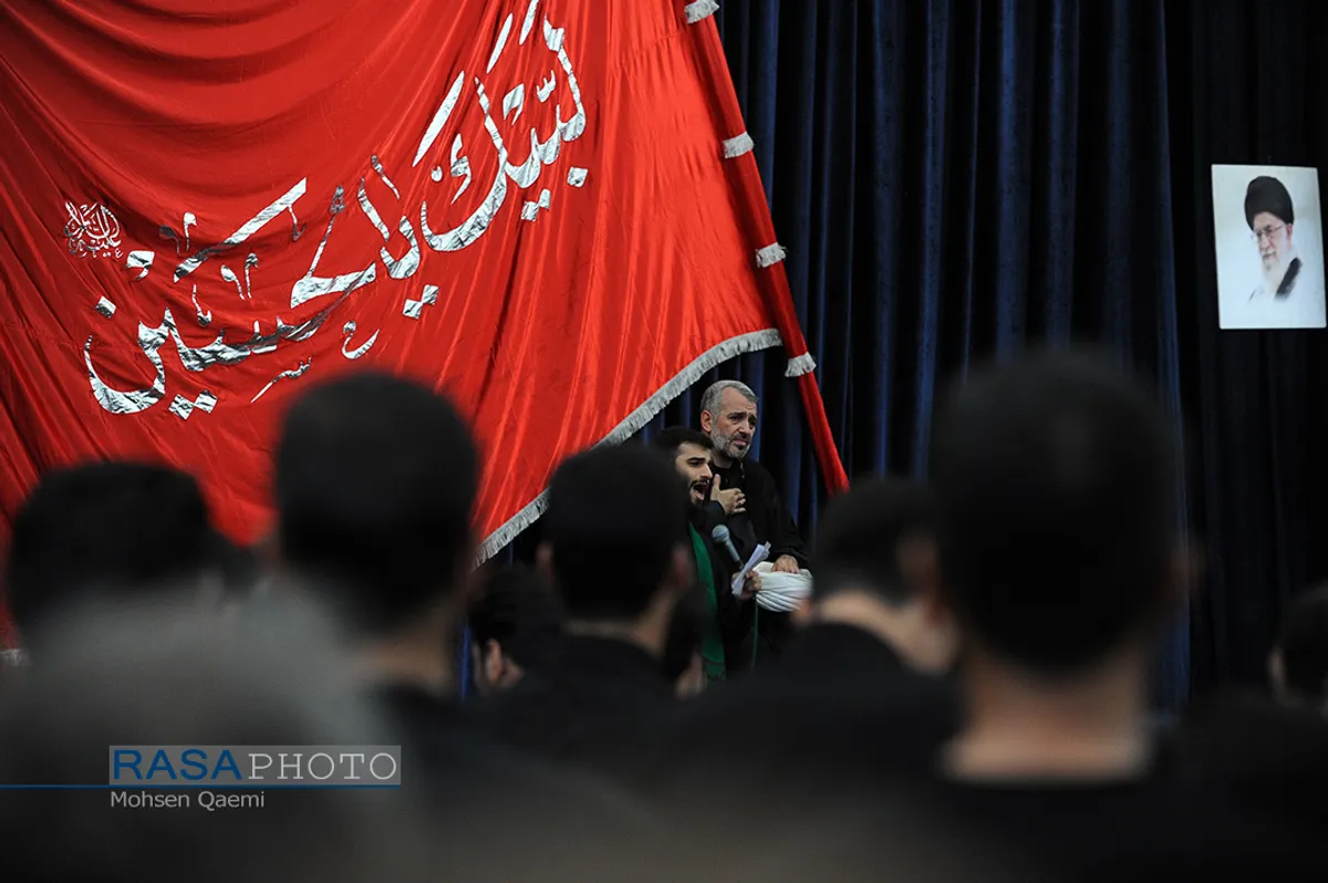 مراسم عزاداری هیئت کف العباس (ع) قم
