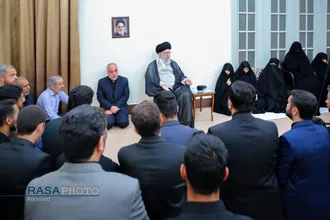 دیدار خانواده&zwnj;های شهدای خدمت با رهبر معظم انقلاب