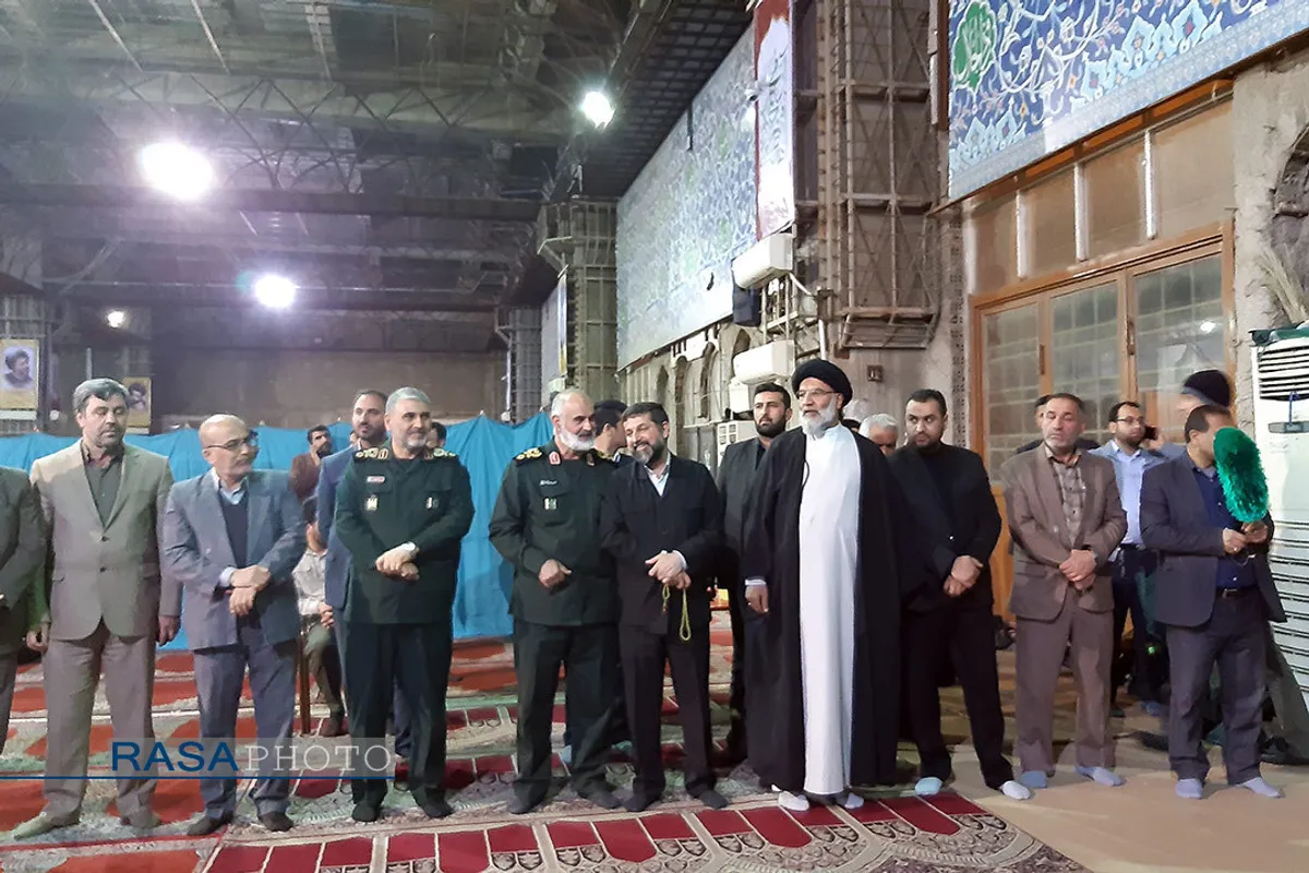 مراسم گرامیداشت چهلمین روز شهادت سپهبد سلیمانی و ابومهدی المهندس در اهواز&lrm;