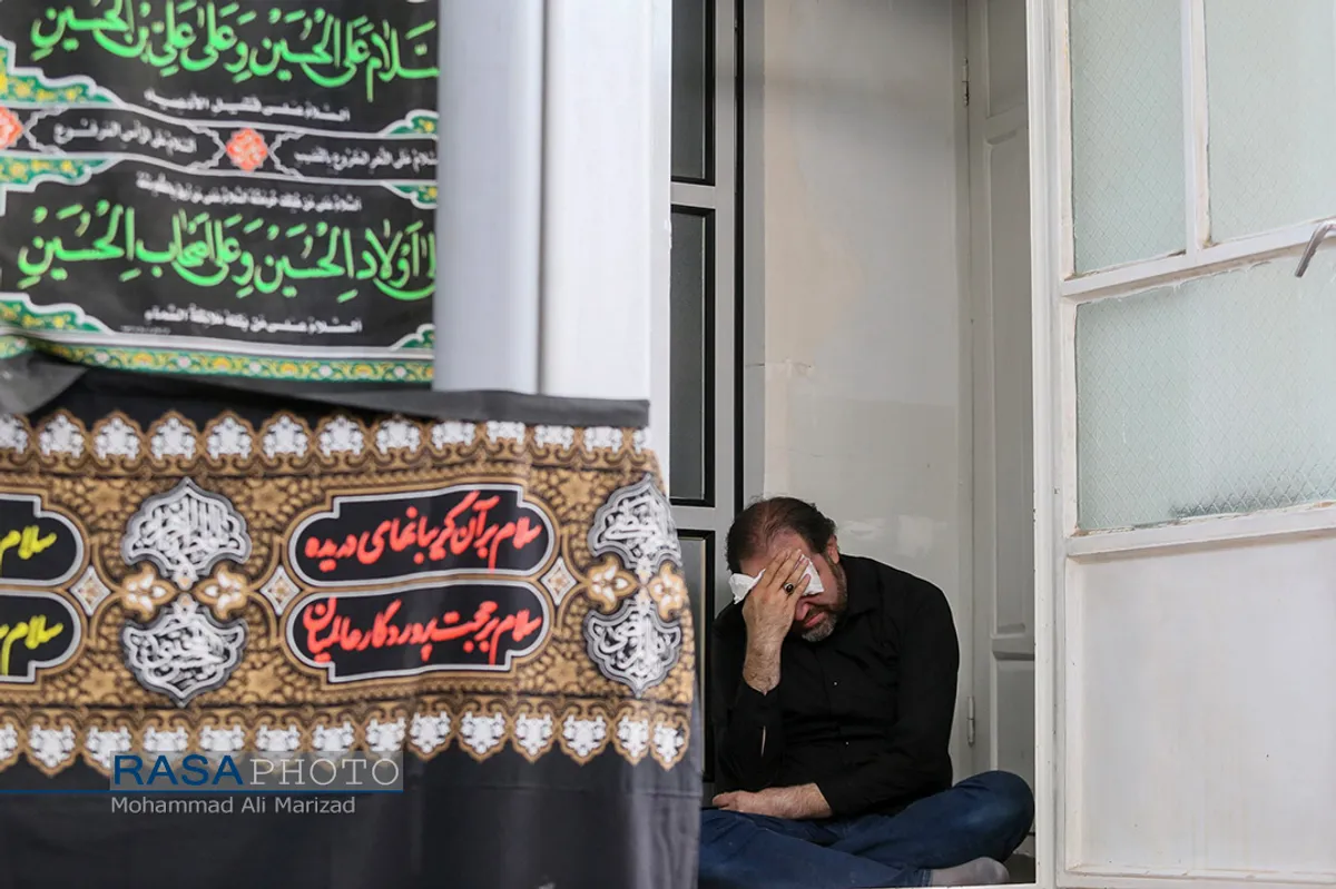 عزاداری روز هشتم محرم در بیت حضرت آیت الله شبیری زنجانی
