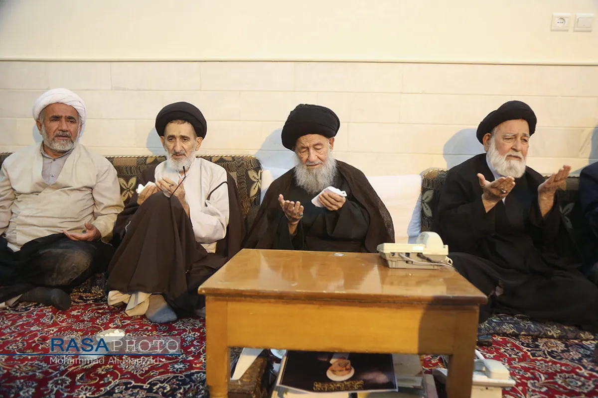 عزاداری روز شهادت حضرت امام حسن عسکری (علیه السلام) با حضور مراجع تقلید در قم