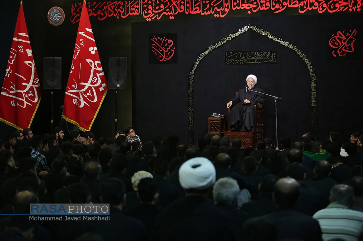 عزاداری دهه اول محرم در حسینیه قماش فروش&zwnj;های مشهد