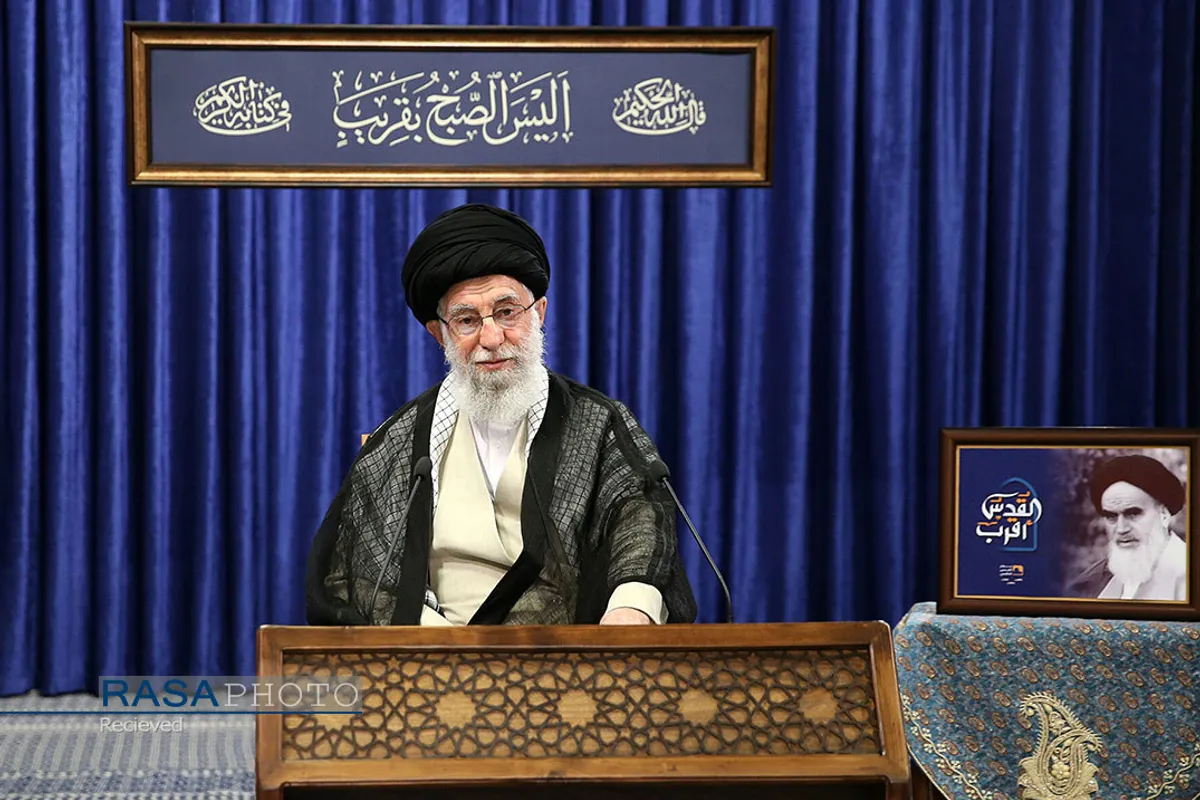 سخنرانی تلویزیونی مقام معظم رهبری به مناسبت روز جهانی قدس