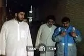 بازدید امام جمعه اهواز از آبگرفتگی منازل