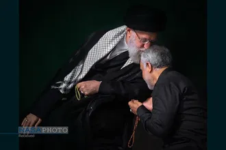 مجموعه&zwnj;ای از عکس&zwnj;های سردار شهید حاج قاسم سلیمانی در کنار رهبر معظم انقلاب