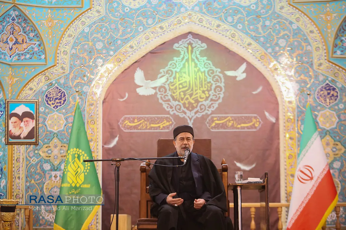 مراسم چهلم مرحوم آیت الله مجتهد شبستری در حرم کریمه اهل&zwnj;بیت (ع)