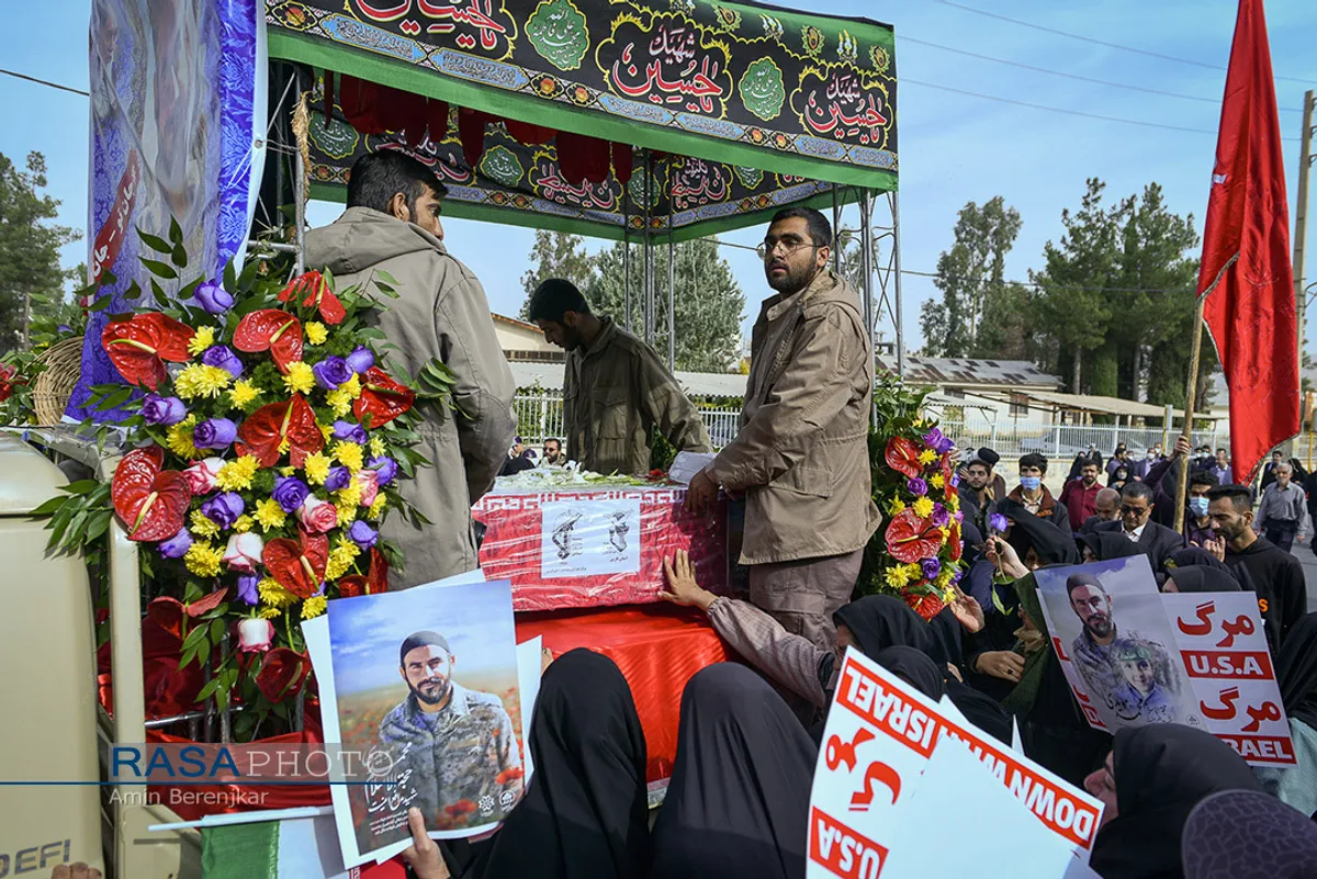تشییع شهید مدافع امنیت حجت&zwnj;الاسلام &laquo;محمد مؤیدی&raquo; در شیراز&lrm;&lrm;