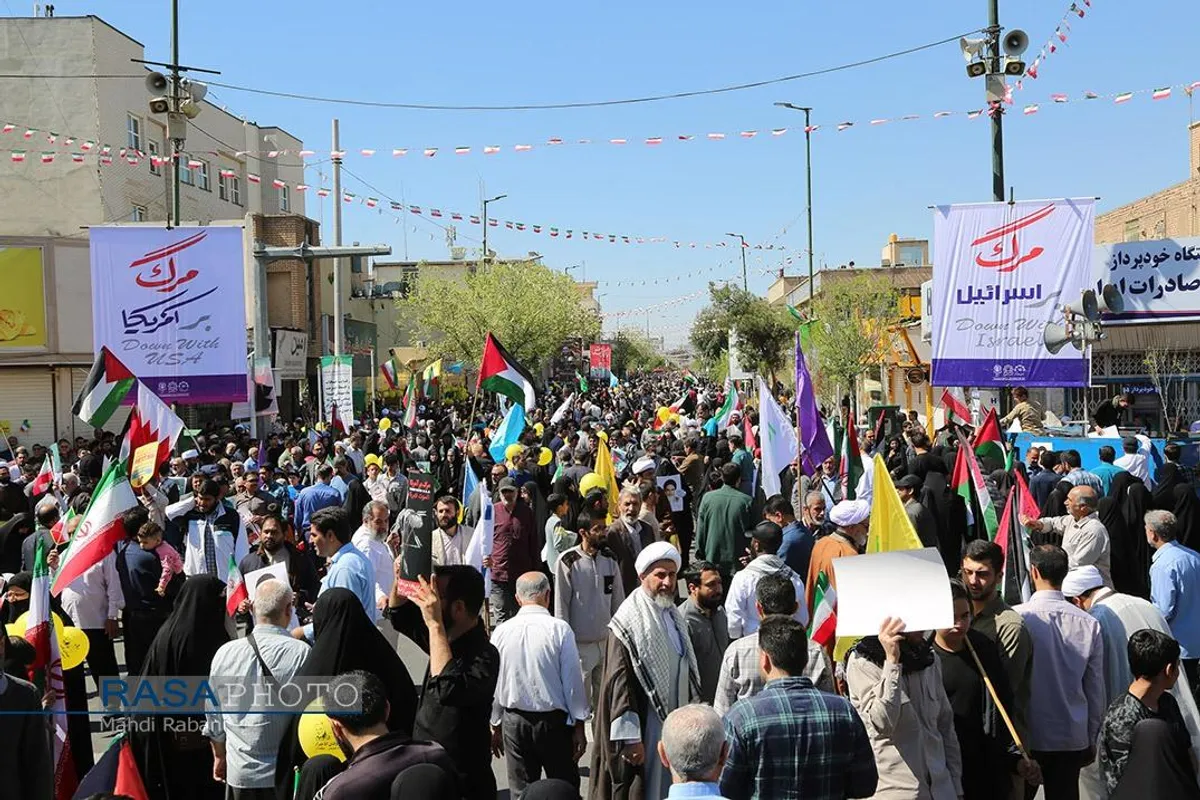 راهپیمایی باشکوه روز قدس در قم