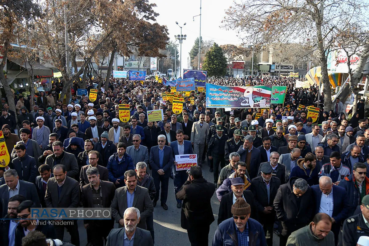 گرامیداشت حماسه ۹ دی در بجنورد&lrm;