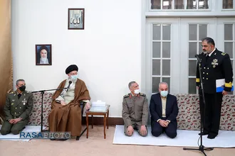 دیدار فرماندهان نیروی دریایی ارتش با فرمانده کل قوا