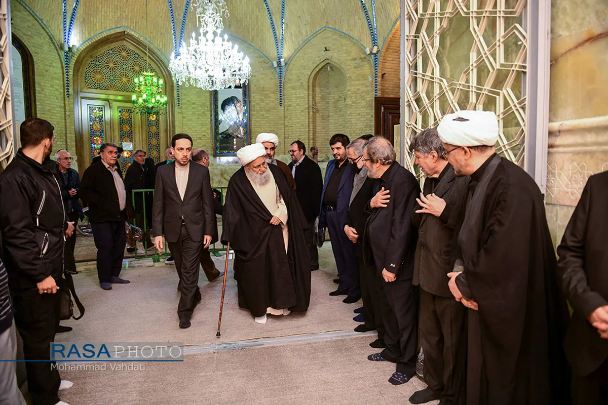 مراسم ختم همسر شهید آیت&zwnj;الله مطهری در قم