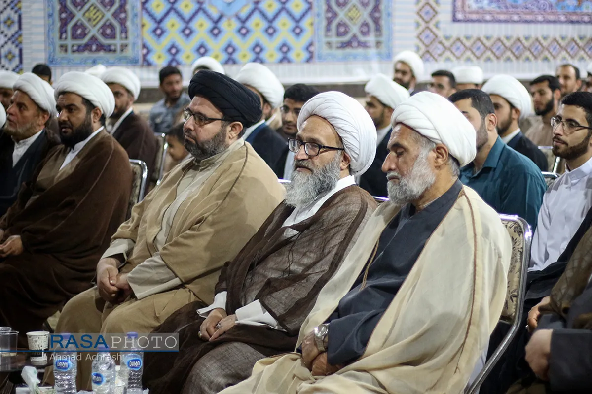 همایش پایان سال تحصیلی و تجلیل از اساتید حوزه علمیه الغدیر در اهواز با حضور آیت الله حیدری