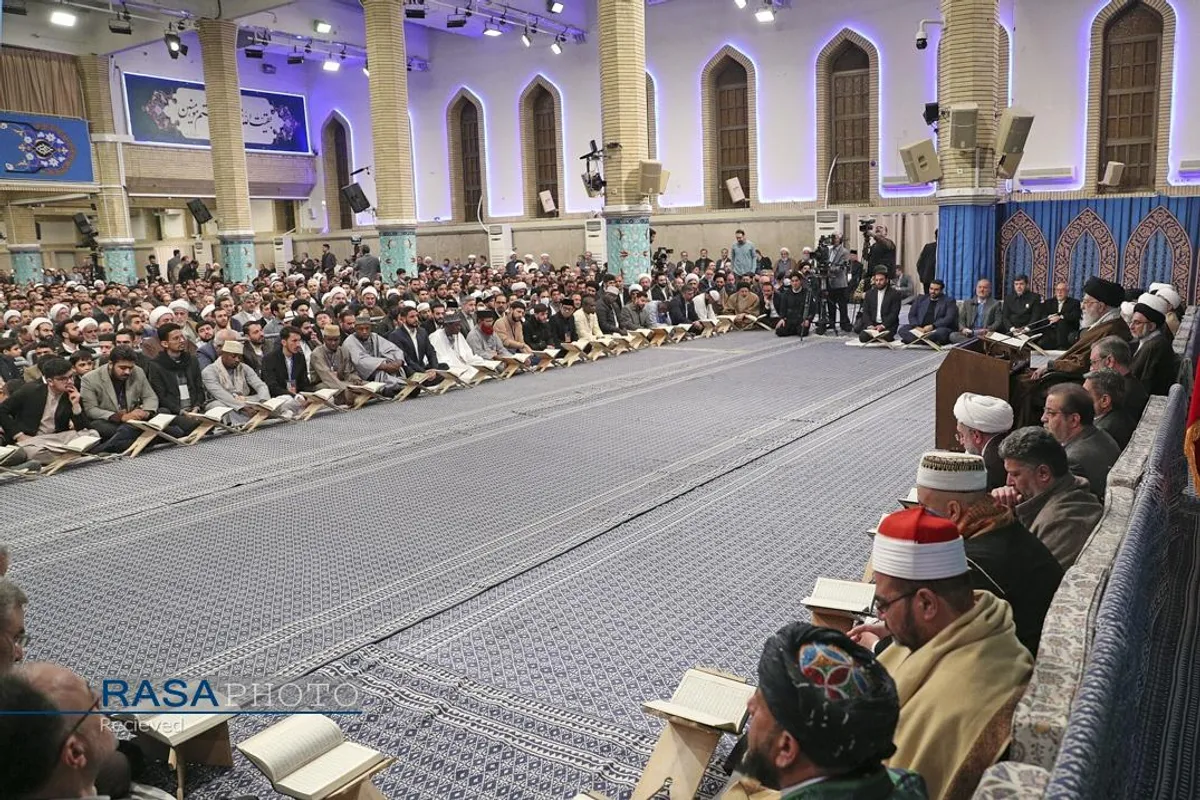 دیدار شرکت&zwnj;کنندگان در مسابقات بین&zwnj;المللی قرآن با رهبر انقلاب