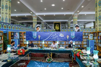 رویداد کتابت خط فیروزه&zwnj;ای در آستانه نیمه شعبان