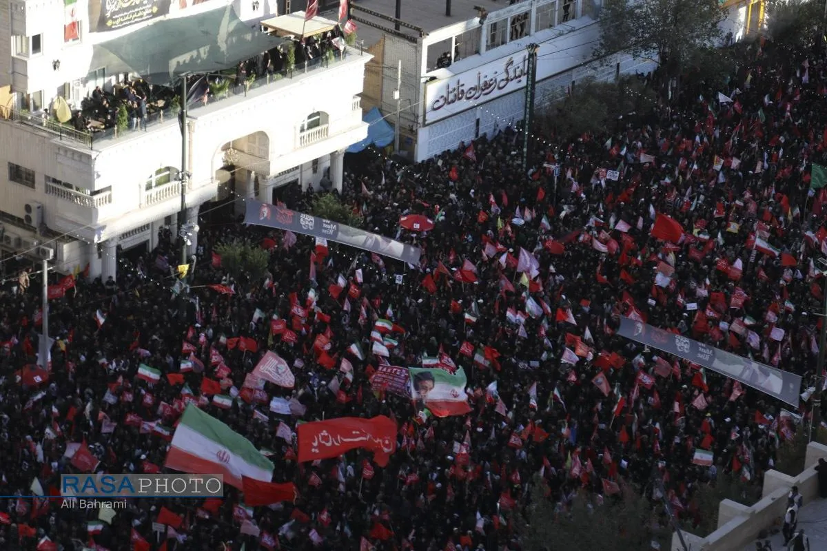 قیام خراسان در تشییع میلیونی رهبر شهید انقلاب اسلامی