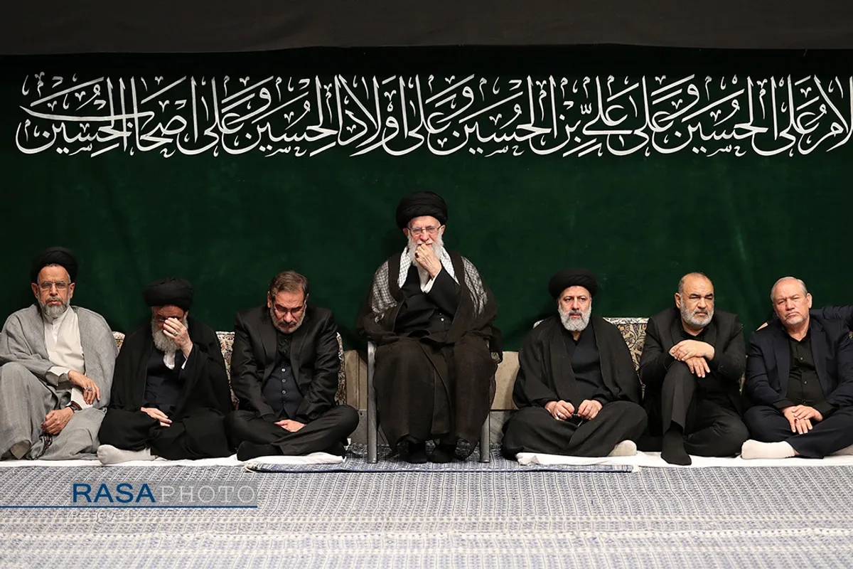 آخرین شب مراسم عزاداری حضرت اباعبدالله الحسین (علیه&zwnj;السلام) با حضور مقام معظم رهبری