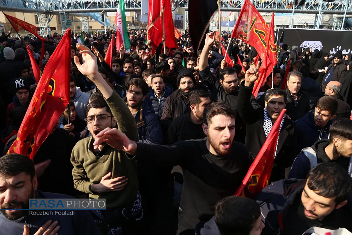 تشییع باشکوه سپهبد شهید حاج قاسم سلیمانی در تهران