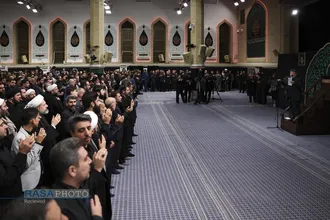 شب اول عزاداری فاطمیه ۱۴۰۴ با حضور رهبر معظم انقلاب