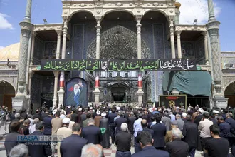دسته عزاداری خادمان کریمه اهلبیت (س) در روز شهادت حضرت جواد الائمه (علیه&zwnj;السلام)