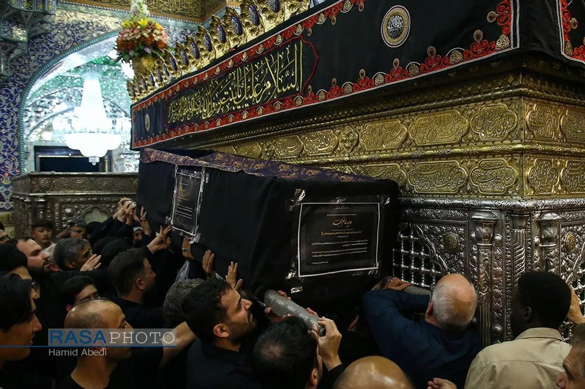 تشییع همسر آیت الله شبیری زنجانی