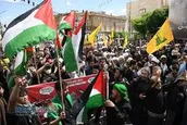 حضور باشکوه روزه‌داران در راهپیمایی روز قدس