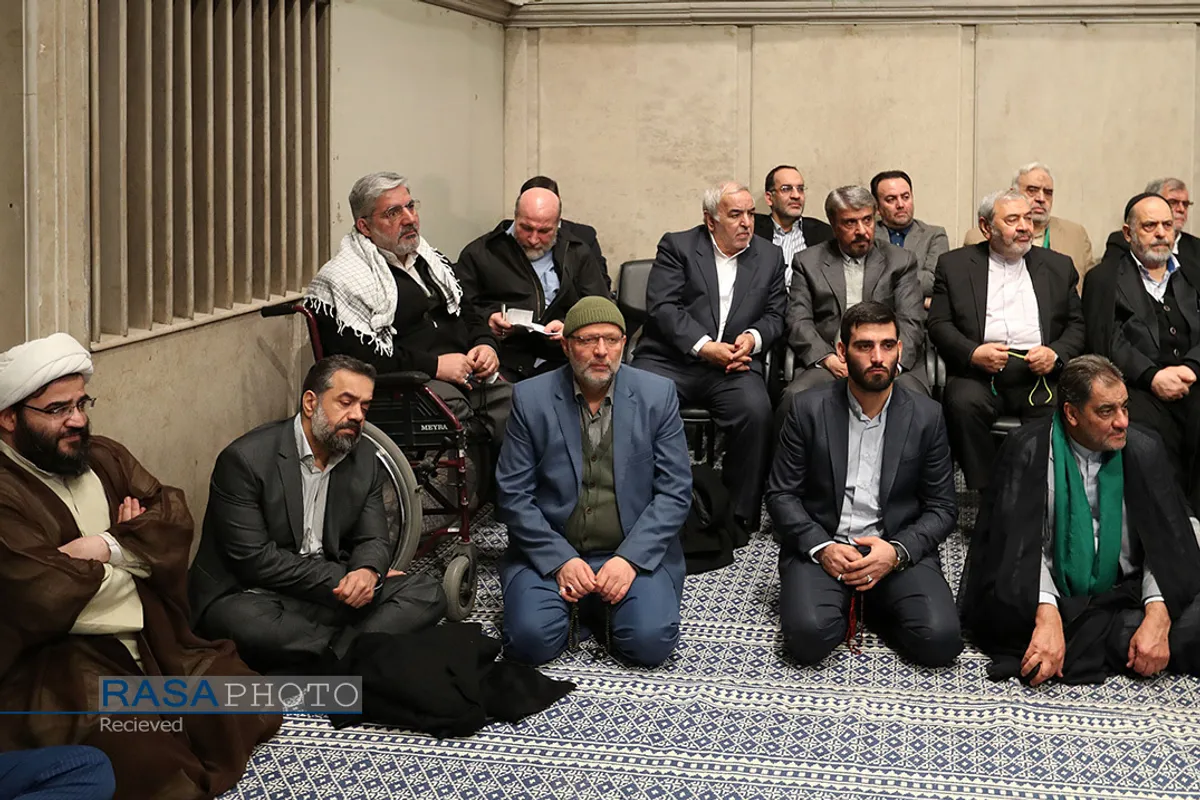 دیدار مداحان اهل&zwnj;بیت (علیهم&zwnj;السلام) با مقام معظم رهبری