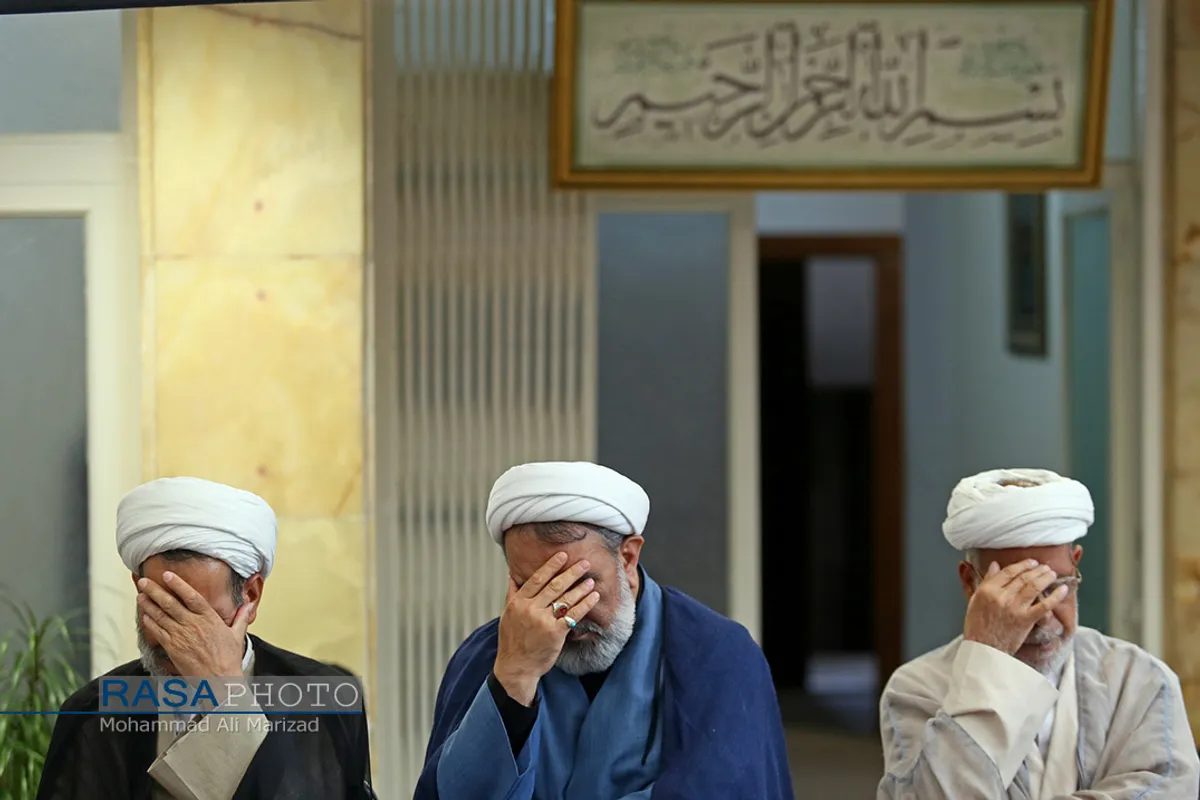عزاداری روز چهارم محرم در بیت حضرت آیت الله نوری همدانی