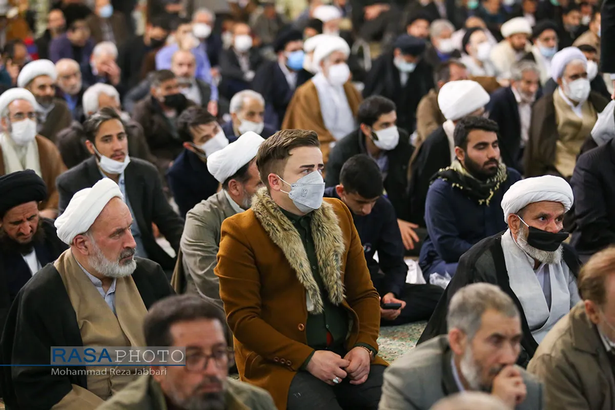 مراسم چهلمین روز ارتحال مرجع بصیر حضرت آیت الله صافی گلپایگانی