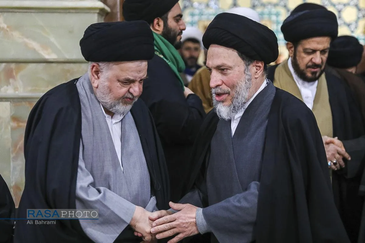 تشییع پیکر آیت الله سیدهادی حسینی سیستانی برادر حضرت آیت&zwnj;الله سید علی سیستانی