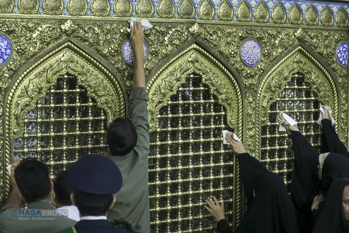 آیین تکریم روز خبرنگار در حرم کریمه اهل&zwnj;بیت (س)
