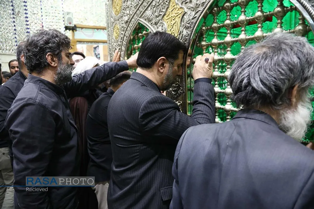 دسته عزاداری روز شهادت حضرت امام جواد الائمه (علیه&zwnj;السلام) با حضور ستاندار قم