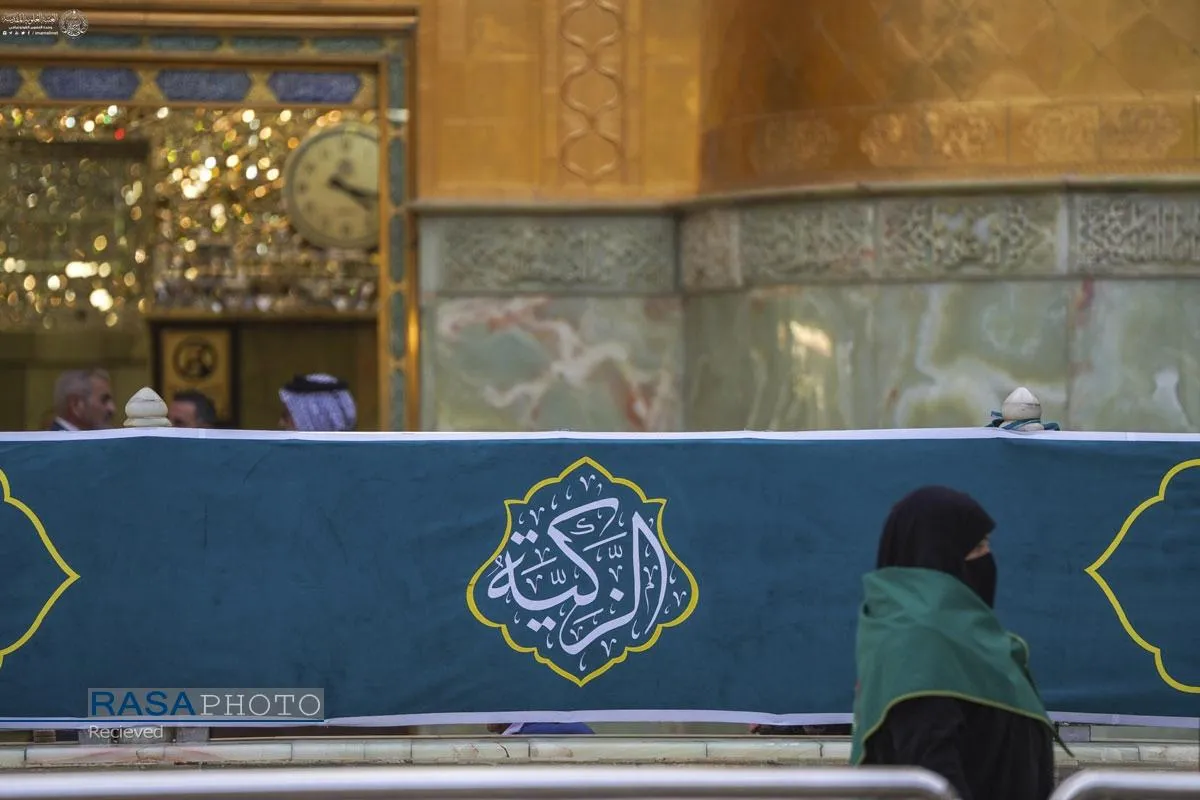 حرم حضرت امیرالمومنین (ع) در آستانه ولادت حضرت زهرا (س)