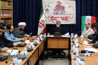 نشست تبیین اهداف برگزاری دومین کنگره بین المللی بزرگداشت ۱۴۰ شهید روحانی مدافع حرم با حضور آیت الله اعرافی
