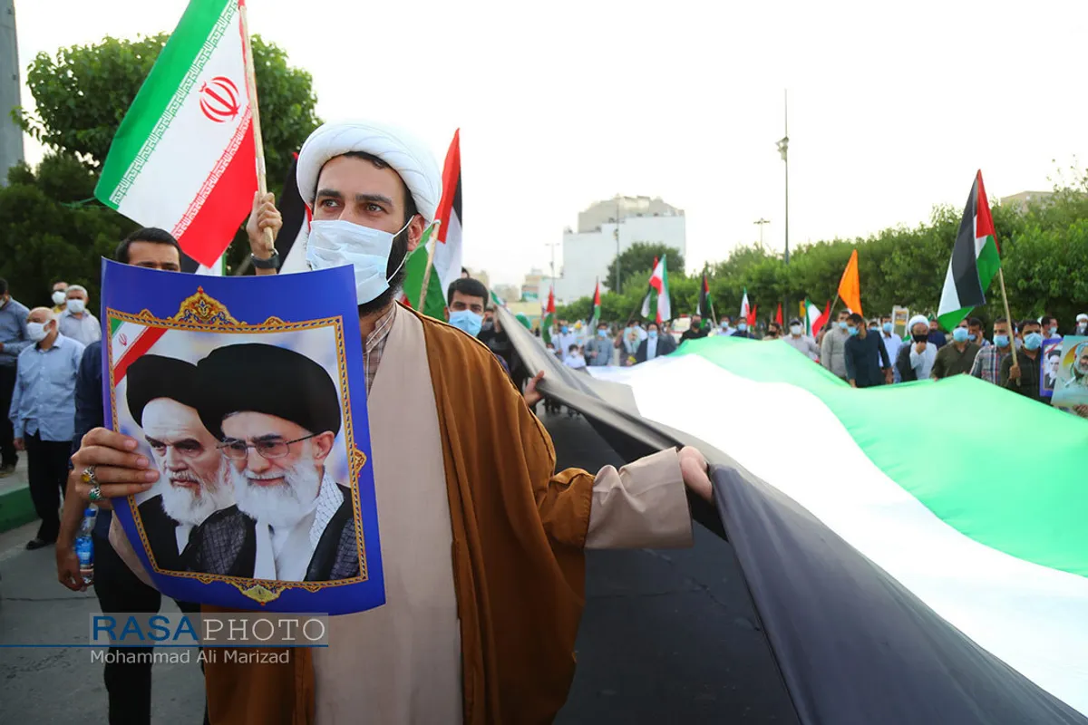قم | جشن پیروزی&zwnj; جبهه مقاومت در نبرد غزه