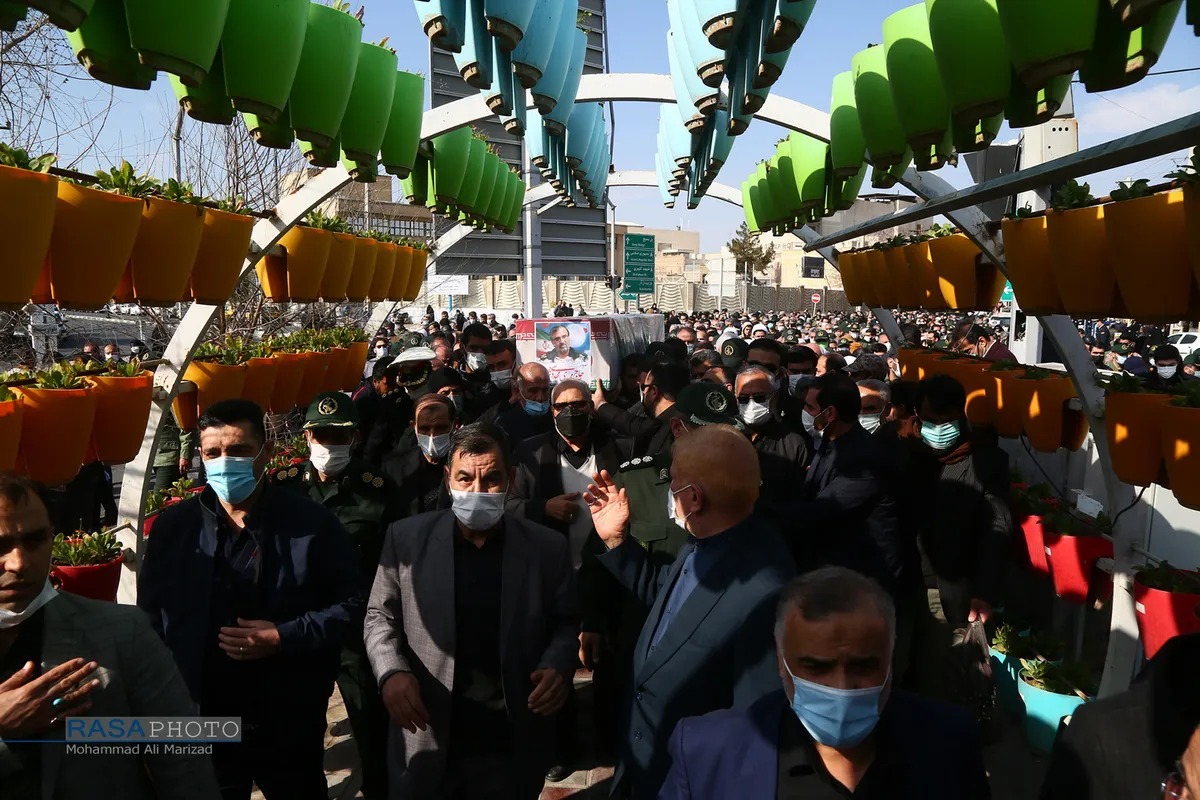تشییع پیکر مطهر سردار مهدی مهدوی نژاد